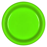 20pcs Large Plastic Plates Set - Green